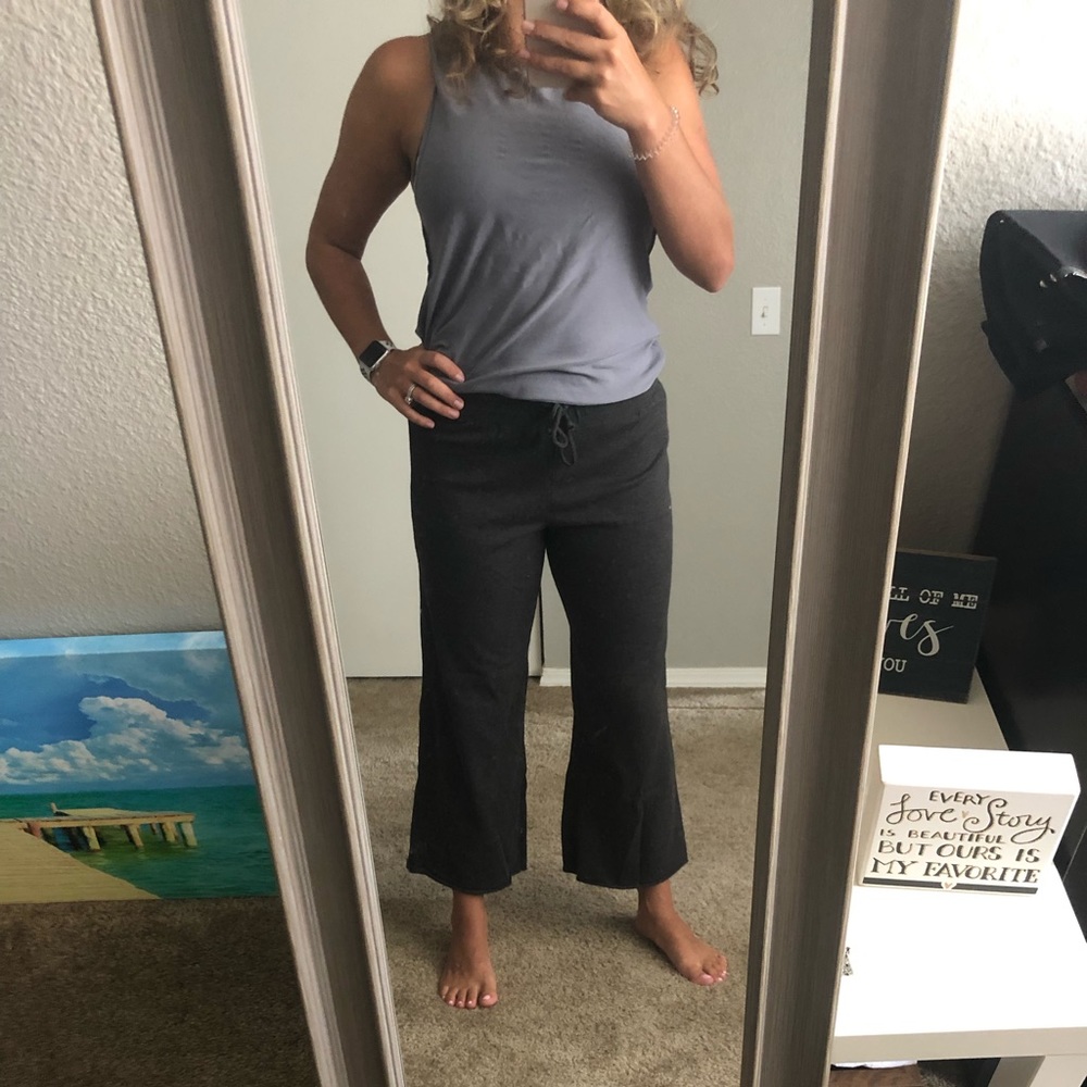 Spiritual Gangster grey cropped sweat pants